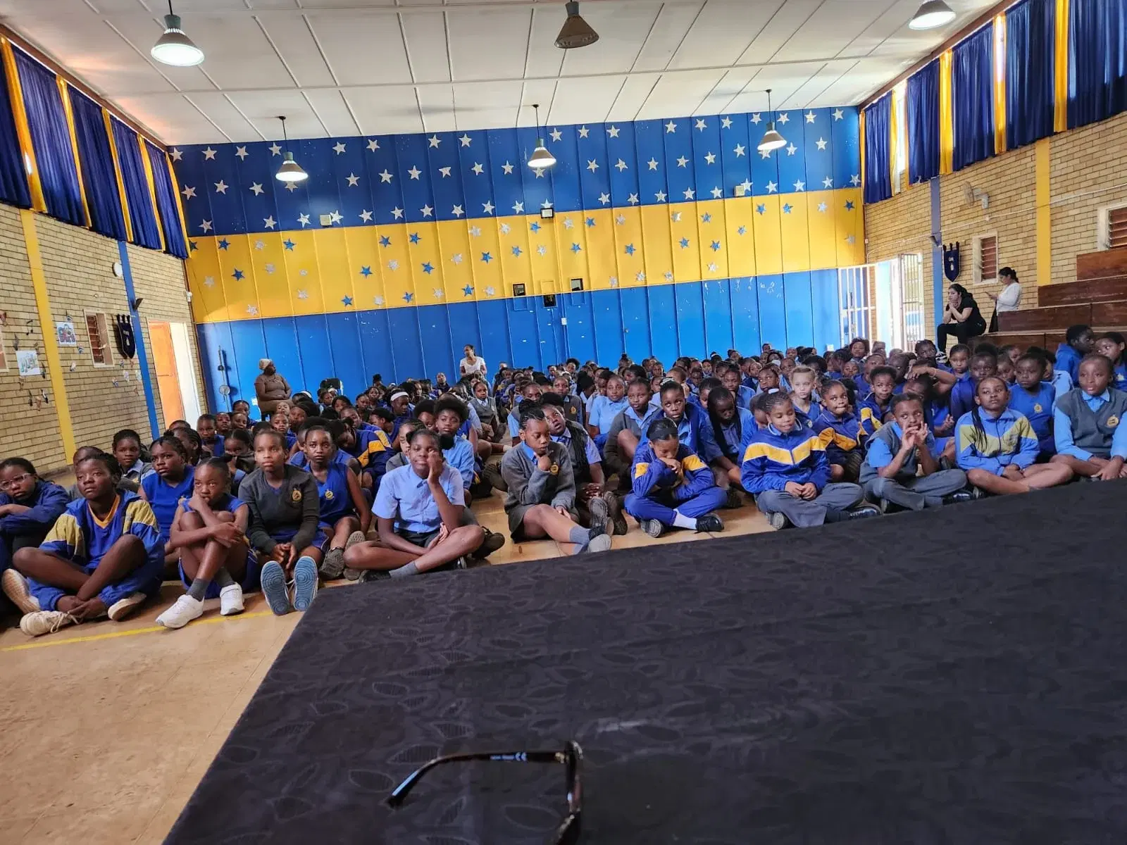 Sanitary pad distribution and wellness talk at Valhalla Primary School in Centurion by Ladli Foundation Africa and SABT Foundation